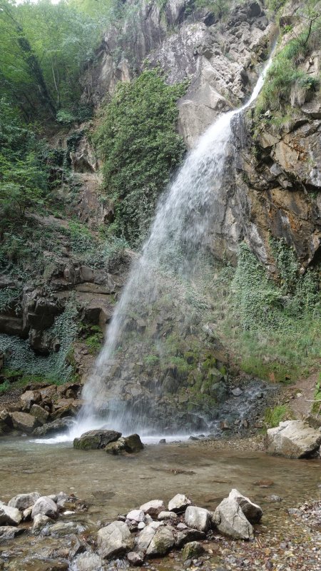 Wasserfalldusche